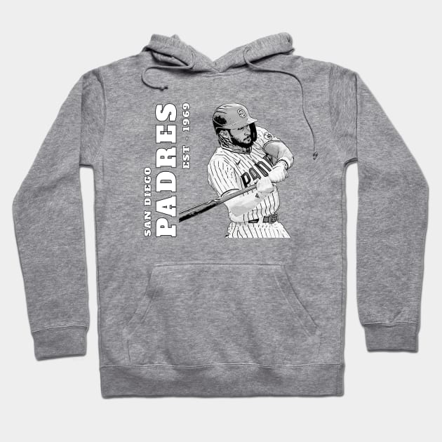 San Diego Padres - EST 1969 Hoodie by elmejikono